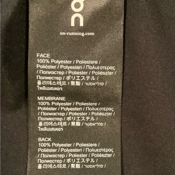 On Running Waterproof and windproof yet breathable running shorts. black, medium - Picture 7 of 10